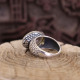 Bague en argent et quartz