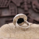 Bague en argent et onyx