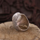 Bague en argent et pierre de lune