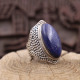 Bague en argent et lapis lazuli