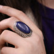 Bague en argent et lapis lazuli