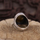 Bague en argent et labradorite