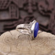 Bague en argent et lapis lazuli