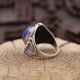 Bague en argent et lapis lazuli