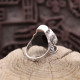 Bague en argent et racine de Rubis