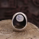 Bague en argent et pierre de lune