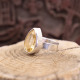 Bague en argent et citrine