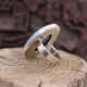 Bague en argent et turquoise