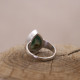 Bague en argent et pierre chrysoprase